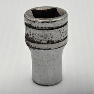 Snap-On 1/2 Drive 6 Point 7/16 Shallow Socket TW141